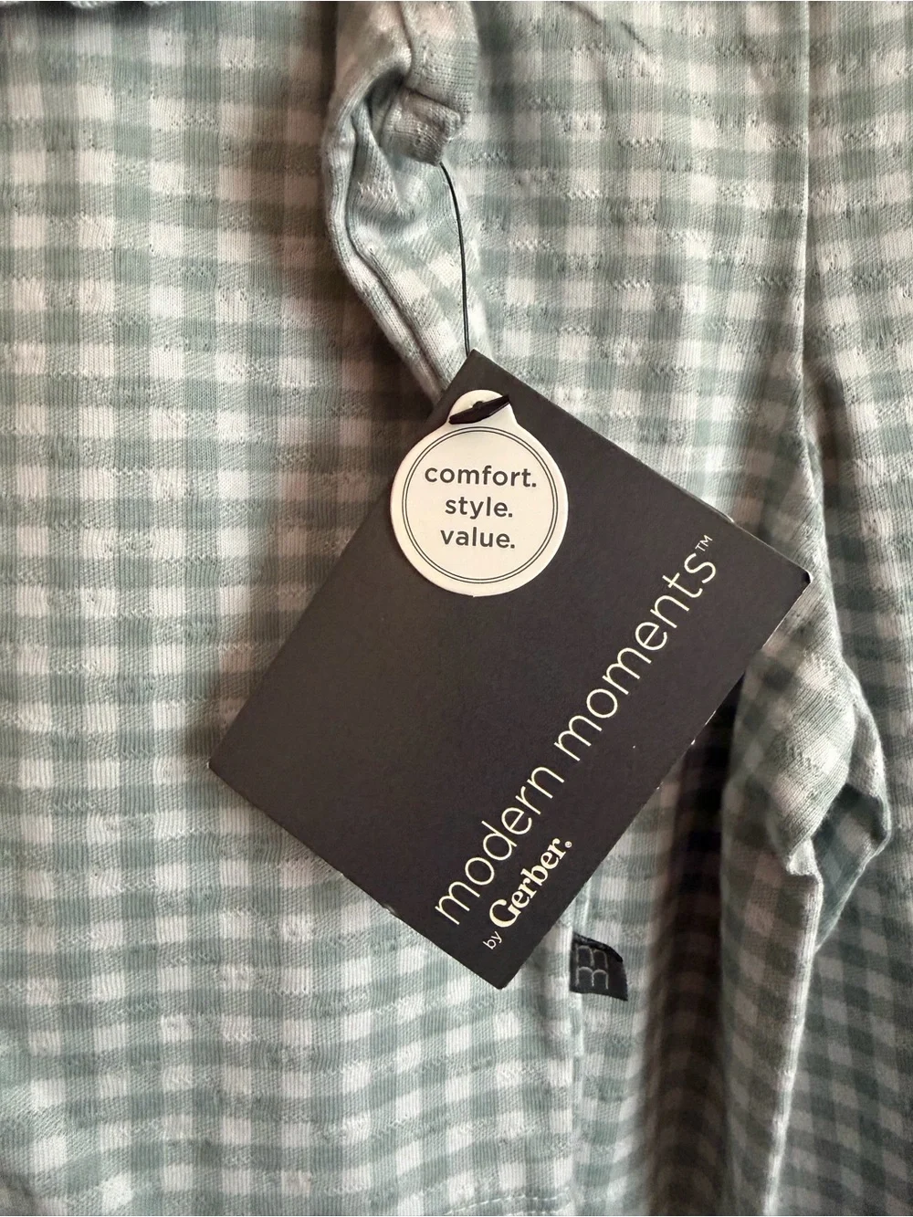 Modern Moments by Gerber Matching Gingham Set NWT Size 4T